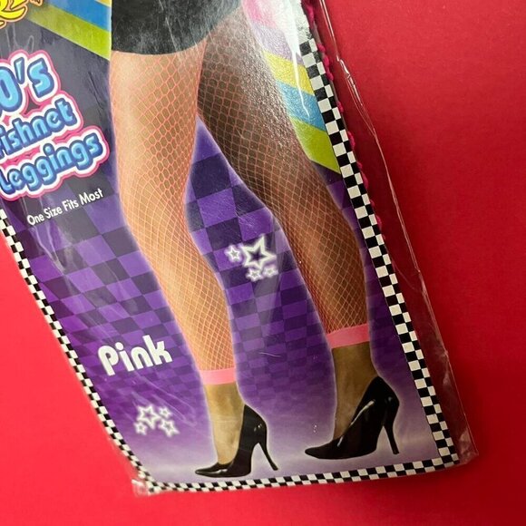 Neon pink fishnets 🩷🩷​​​​​​​​​​​​ - Picture 2 of 3